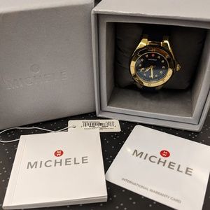 COPY - Michele Tahitian Jelly Bean Petite Tone Watch